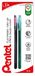 Pentel Hybrid Dual Metallic K110 Dubbelkleurig effect & sjablonen om in te kleuren