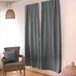 HomeMaison Verduisterend deurgordijn Lichtgrijs Polyester