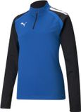 Puma Damen Trainingsjacke TeamLIGA 1/4 Zip Top W 657253 Electric Blue Lemonade-Puma Black-XL