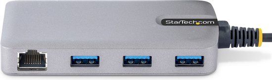 StarTech 4-Port USB 3.0 Hub - 3x USB-A, 1x USB 2.0 - Zwart/Grijs