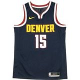 Maillot Swingman NBA Icon Edition 2020 N° 15 Nikola Jokic Dennug College Navy Débardeur de basketball pour homme