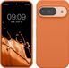 kwmobile Hoesje Geschikt voor Google Pixel 9 / Pixel 9 Pro - Siliconen Telefoonhoesje - Beschermhoes - Smartphone Cover - Warm Abrikoos