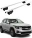 Kia porte-bagages, barre transversale, pour Kia Seltos, années 2020-2023, couleur : Argent, avec homologation ABE