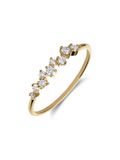 Lucardi Dames 14 Karaat gouden ring diamant 0,15