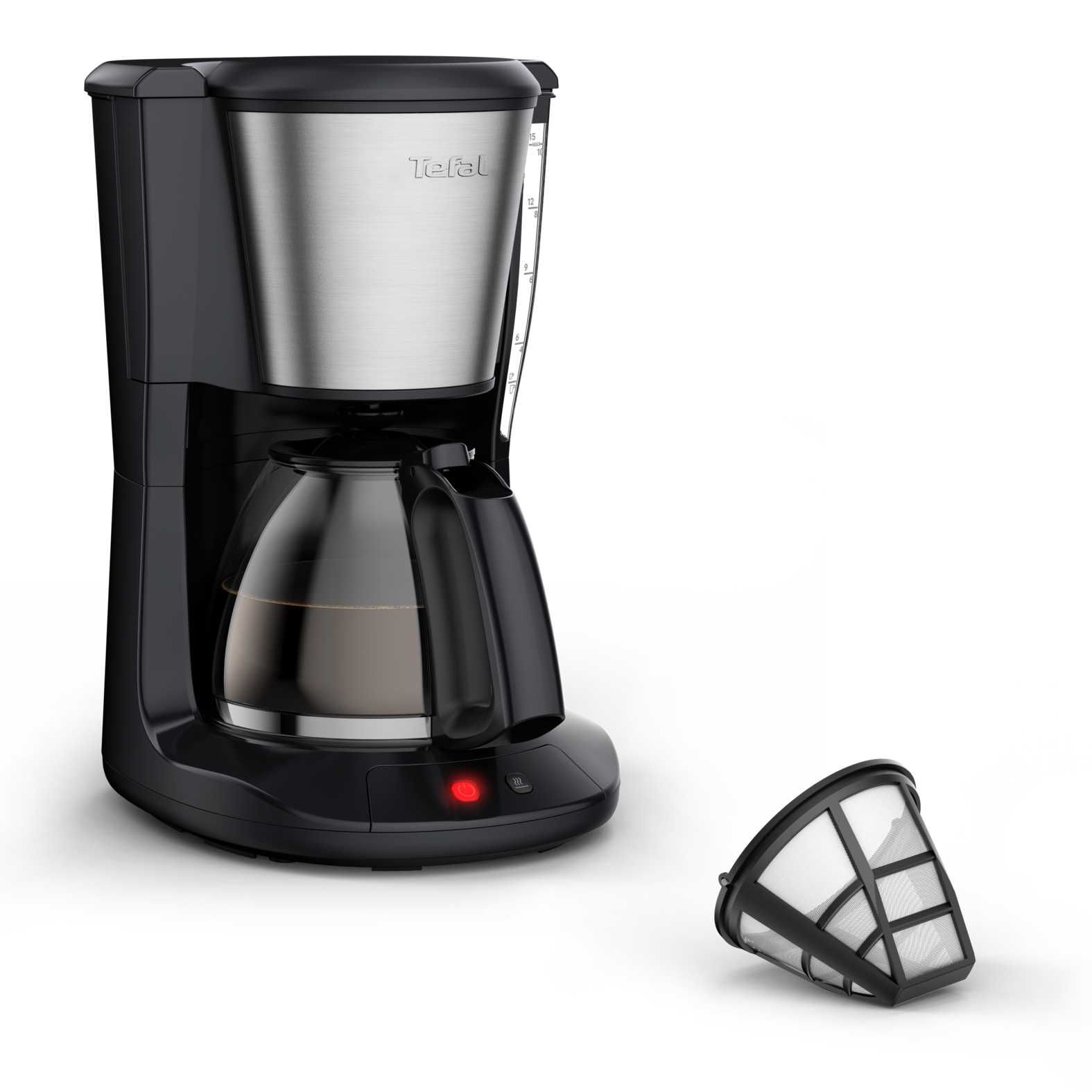 Tefal Subito CM5S1D - Filter Coffee Machine - 1.25L - 15 Cups - Black
