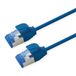 Roline 21.15.4346 Câble réseau RJ45, câble de raccordement CAT 6A S/FTP 7 m Bleu