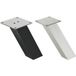 Häfele Console de bar en acier inclinée, charge max. 20 kg, aspect inox - hauteur 170 mm