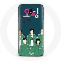Maniacase Hoesje voor Samsung Galaxy S5 Inktvis Spel Poster Karakters Kunst