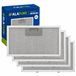 Alapure 4x Metaalfilter voor Klarstein 10034877 272x162mm