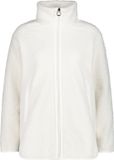CMP Fleece met imitatiebont voor dames, wit, maat XS