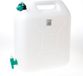 Merkloos / Sans marque Hanewacker BV Jerrycan met kraan kunststof 20 liter transparant