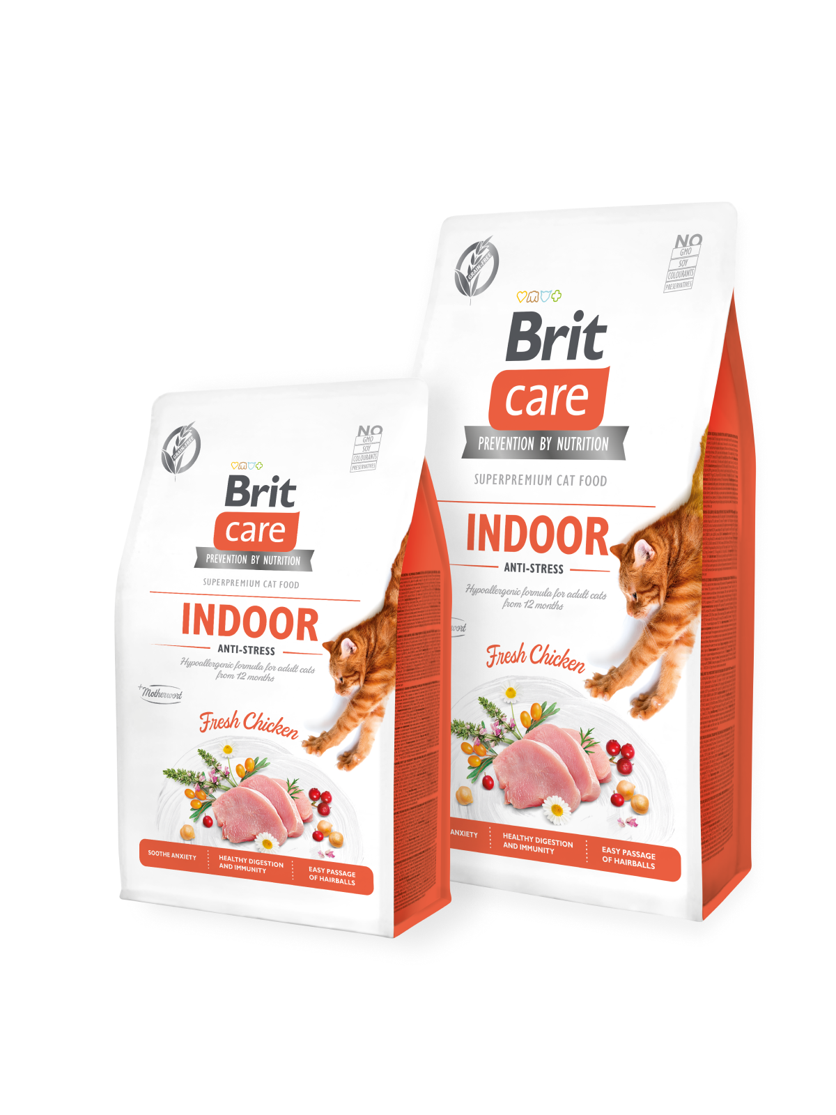 Brit Care Cat Grainfree Adult Indoor Anti-Stress Fresh Chicken 7 kg