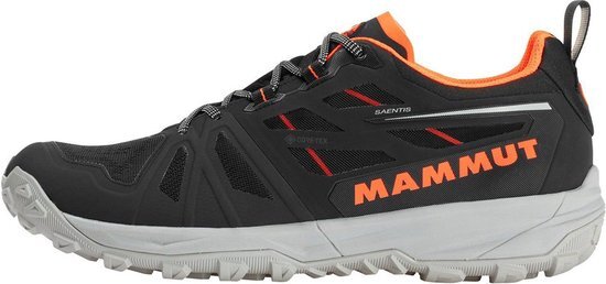 Mammut Saentis Low GTX Schoenen Heren, black-vibrant orange