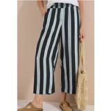 cecil Broek met High Waist en Wide Leg pijpen met strepen