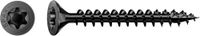 Spax Universele schroef, verzonken kop, zwart BLAX, T-STAR plus, gedeeltelijke schroefdraad, 4CUT (1, 4,0 x 30 mm, 200 stuks)