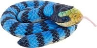 Wild Republic zeeslang - pluche - blauw - 91 cm