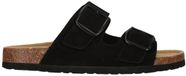 Nou Bundao Damessandalen NOU212266 Zwart Platte Sandalen Smal 41