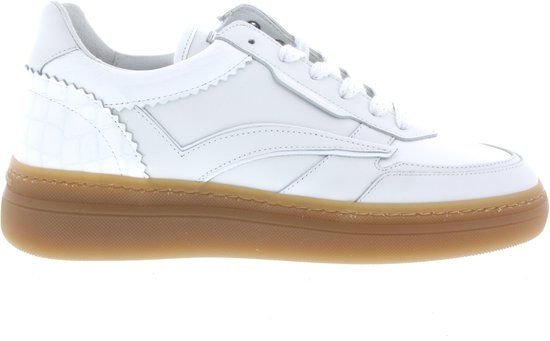 Floris van Bommel Sfw-10158 Fygi Sneakers - Leer - Dames - Wit - Maat 37