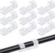 Dailygoods - 60 pièces clips de câble adhésifs pour la gestion des câbles