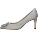 Cecconello Chaussures à talon argenté