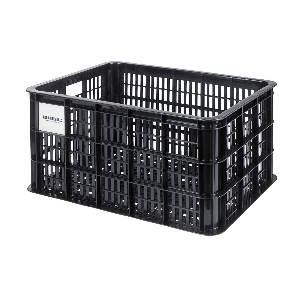 Basil Fietskrat Crate L 40L Black MIK