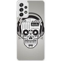 Samsung Galaxy A52 Versterkt hard hoesje - ontwerp skull music