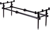 Eurocatch X2 Chunky Black Rodpod - Karpervissen - Stevig Aluminium - Voor 3 hengels - Compleet