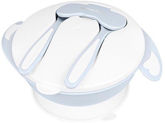 Kikkaboo 4 In 1 Kom Transparant Blauw
