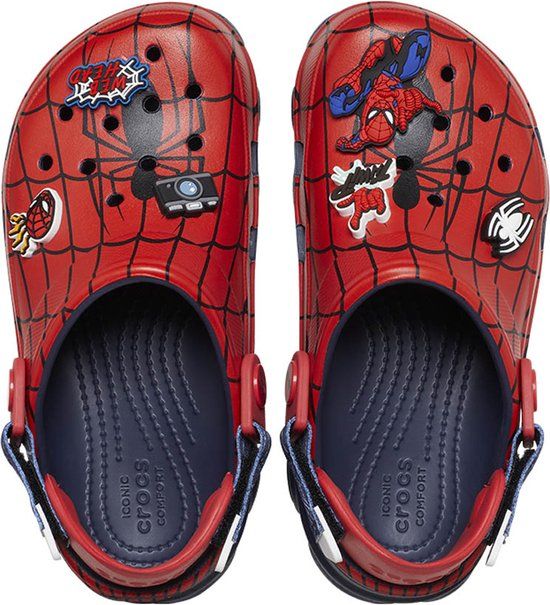 Crocs Spider-Man All-Terrain Clog - Blauw - Kinderen - Lente/Zomer 2024