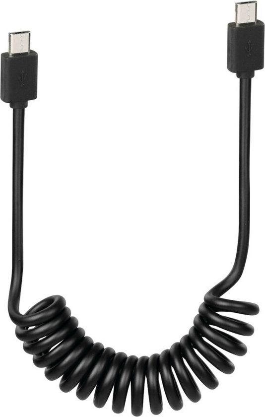Lampa Ebike Spring USB-C Male - USB-C Male Spiraalkabel 1m - 38703