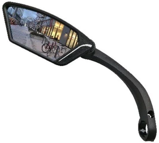 Merkloos Cycle Tech Fietsspiegel E-bike Links Zwart