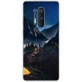 OnePlus Bedrukt siliconen hoesje compatibel met OnePlus 8 Pro Seul en montagne