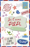 Je T'aime Papi: Ce Que J'aime Chez Toi (French Edition): Un Livre à Remplir Pour Offrir à Son Papi (Idée Cadeau)