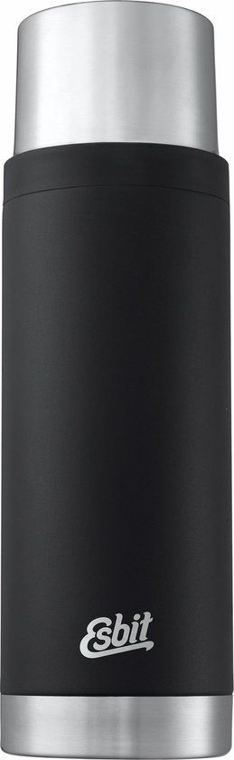 Esbit Sculptor Thermosfles - 1L - Mat Zwart - RVS