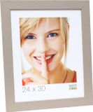 Deknudt Frames Basic breed taupe hout fotomaat 20x30 cm