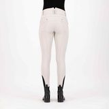 HV Polo Rijbroek Hvpellen Highwaist Full Grip Lichtgrijs - 40