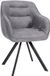 CLP Russel Chaise de salle à manger - Tissu vintage/gris