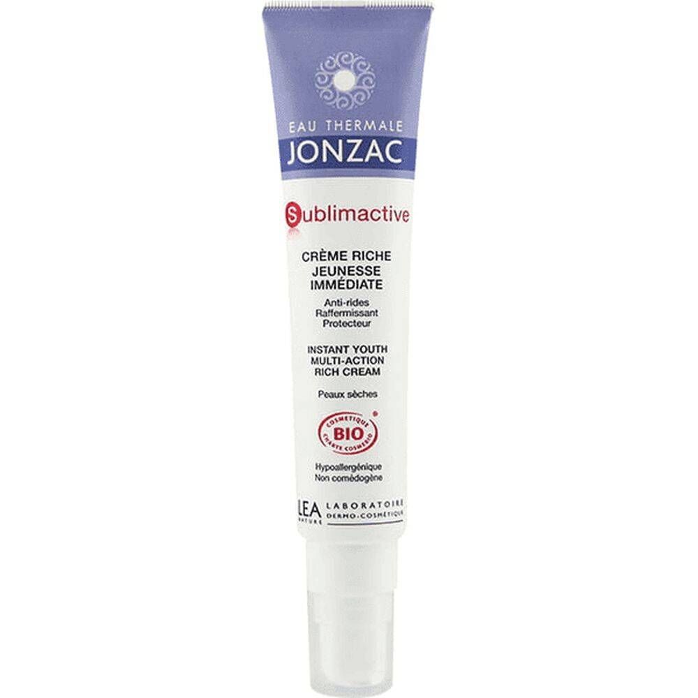 Jonzac Sublimactive Instant Youth Multi-Action Rich Cream Bio 40 ml