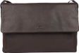 Joop Messenger Bag Teramo Janis Leather Dark Brown 15 inch