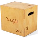 Yes4All 3-in-1 plyometrische houten kist