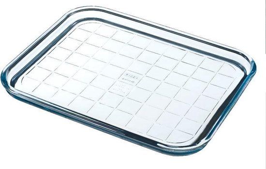 Pyrex Bake & Enjoy Bakplaat - 32 x 26 x 2 cm - Transparant