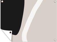 GreatGardenPosters Tuinposter - Pastel - Minimalisme - Vormen - Abstract - 80x60 cm