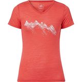 McKINLEY dames Saao T-shirt, rood, M