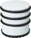 5Five Deurstopper - wit - 7 x 7,5 cm - metaal - deurstop