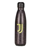 Seven Juventus thermosfles, zwart, temperatuurbestendigheid tot 24 uur, drinkfles voor school en vrije tijd, jongens, voetbal, Zwart, modern