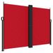 vidaXL Windscherm uittrekbaar 180x1200 cm rood