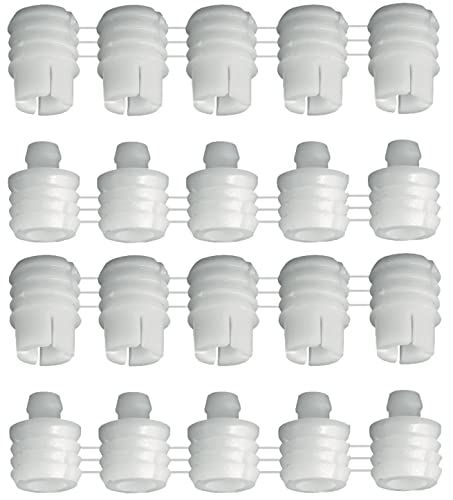 cyclingcolors 10 x connectors for furniture, board depth 15/10 mm, polyamide, connections, distance sleeves, plastic inserts