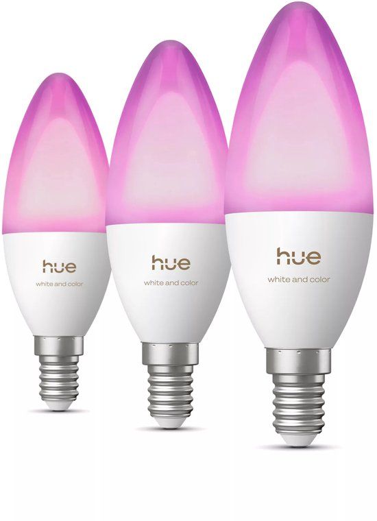 Philips Hue White and Color ambiance B39 kaarslamp - E14 slimme LED-lamp