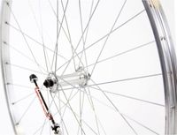 Roland voorwiel 28 inch aluminium zilver zink spk