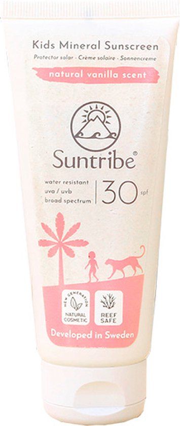 Suntribe Kids Mineral Sunscreen Spf 30 (100 Ml) - Zonnebrandcrème